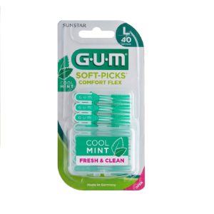 GUM SOFT-PICKS COMFORT FLEX MINT L 40 st