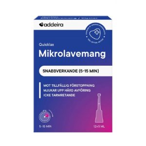 Addeira Quicklax Mikrolavemang 12×5 ml