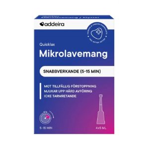Addeira Quicklax Mikrolavemang 4×5 ml