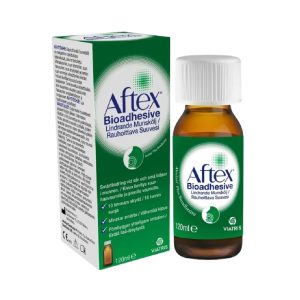 Aftex Bioadhesive Lindrande Munskölj 120 ml