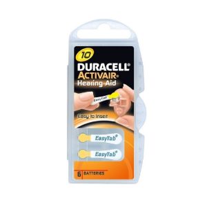 Duracell Activair batteri typ 10 – 6 st