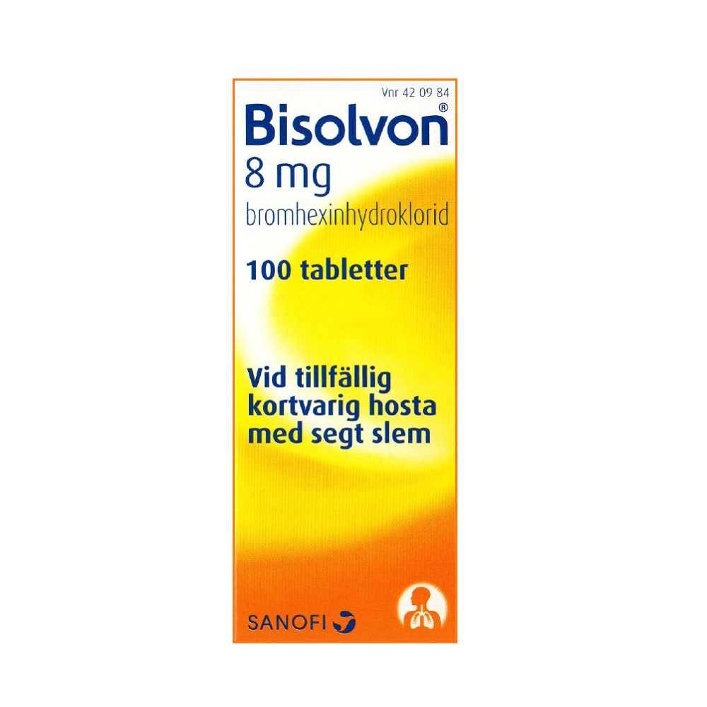 BISOLVON 8 mg 100 tabletter - Bild 2
