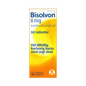 BISOLVON 8 mg 50 tabletter