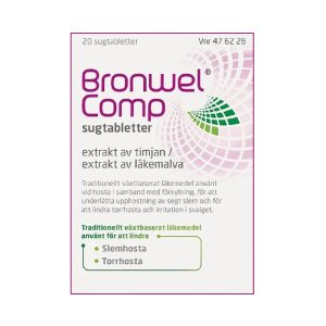 Bronwel Comp 20 sugtabletter