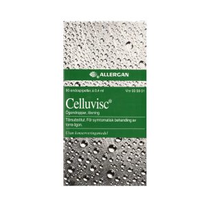 Celluvisc 90 endospipetter 0.4 ml Ögondroppar, lösning