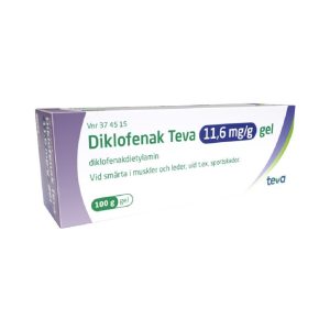 Diklofenak Teva 11,6 mg/g Gel 100 g