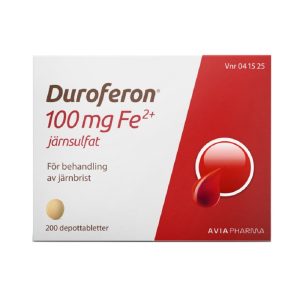 DUROFERON 100 mg Fe2+ 200 depottabletter