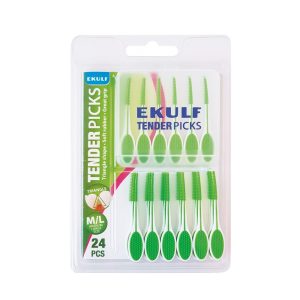 EKULF TenderPicks M/L Grön 24 pcs