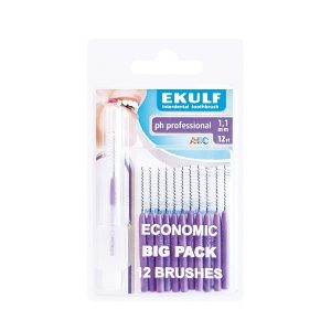 EKULF pH professional mellanrumstandborste 1,1 mm 12 st