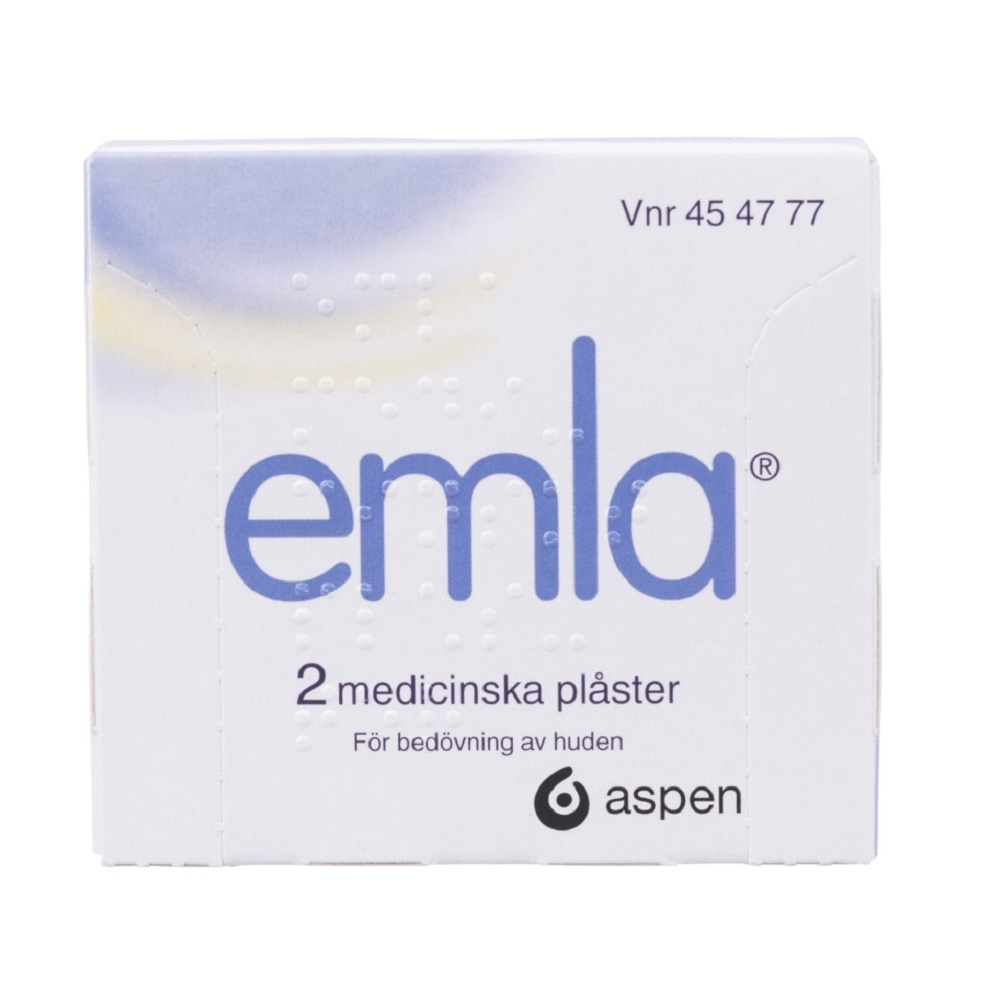 EMLA 2 MEDICINSKA PLÅSTER