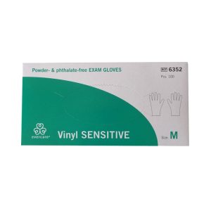 OneMed Evercare Vinylhandskar SENSITIVE M 100 pcs