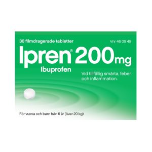 Ipren 200 mg 30 filmdragerade tabletter