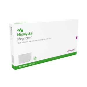 Mölnycke Mepiform Självhäftande förband sterilt 10 x 18 cm 5 st