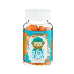 Monkids FISKOLJA Barn Citron 60 gummies