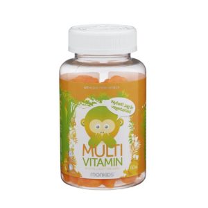 Monkids MULTIVITAMIN Barn Apelsin 60 gummies