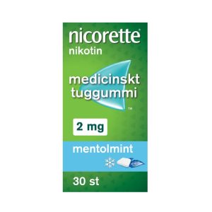 Nicorette mentolmint medicinskt tuggummi 2 mg 30 st