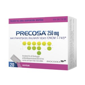 Precosa 250 mg Pulver till oral suspension 20 dospåsar