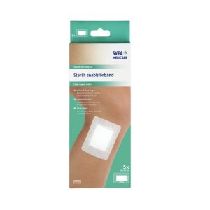 Svea Medicare Sterilt Snabbförband 10 x 30 cm, 5 st