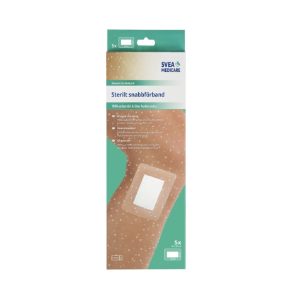 Svea Medicare Sterilt Snabbförband Vattentätt 10 x 35 cm, 5 st