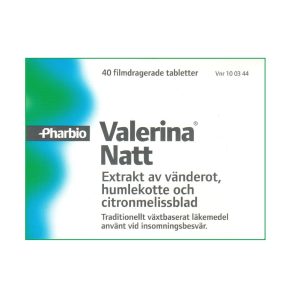 Pharbio Valerina Natt 40 filmdragerade tabletter