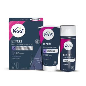 Veet Expert Hårborttagningskit för Intimområde 2×50 ml