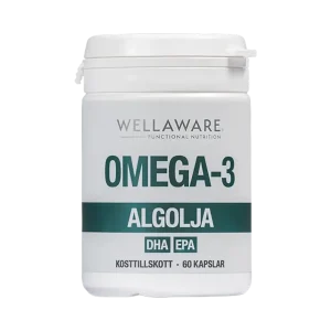 WELLAWARE Alg Omega-3 – 60 kapslar