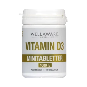 WELLAWARE Vitamin D3 1000 IE 120 tabletter