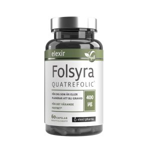 elexir Folsyra Quatrefolic 400ug 60 Kapslar