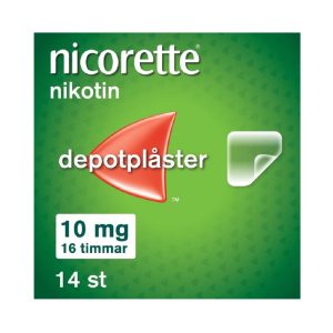 nicorette depotplåster 10 mg 16 timmar 14 st