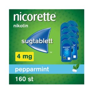 nicorette pepparmint sugtablett 4 mg 160 st