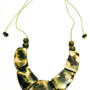 Halsband TAGUA – grön/natur